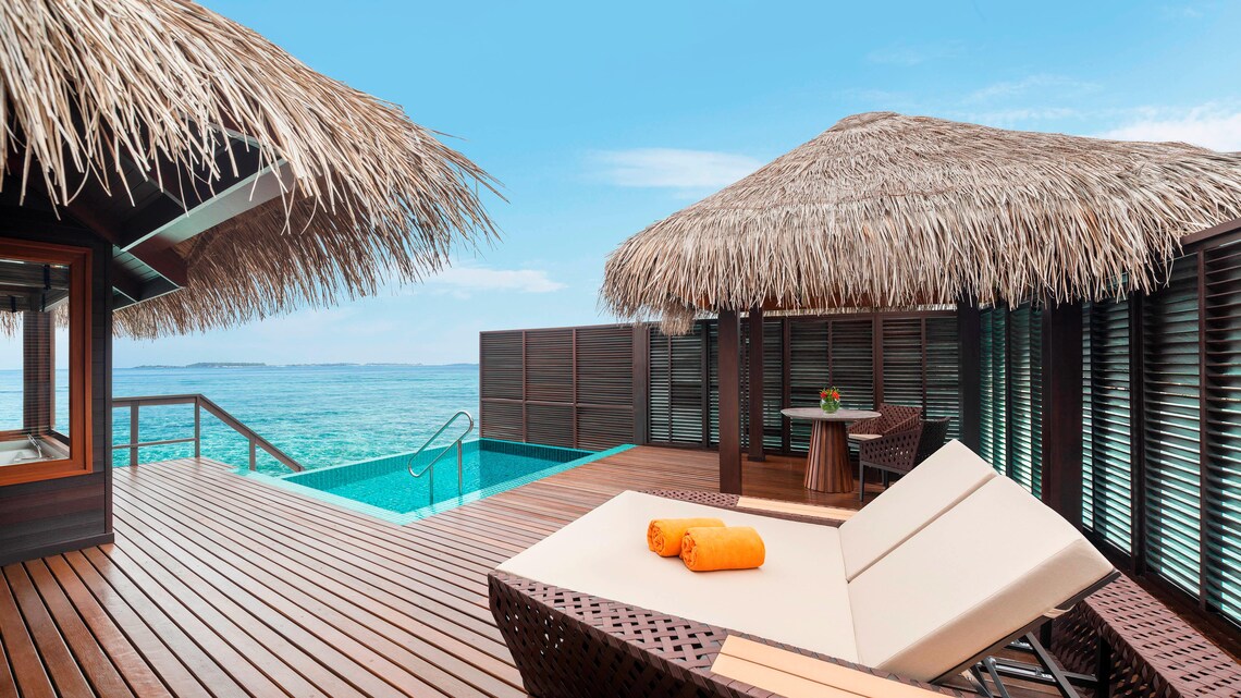 Water Villa with Pool at Sheraton Maldives Full Moon Resort & Spa thumbnail 3